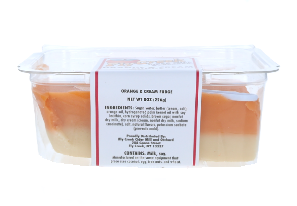 Orange & Cream Fudge - 8 oz