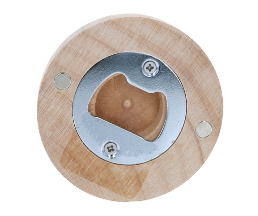 Wood Bottle Opener - Fly Creek Cider Mill Logo