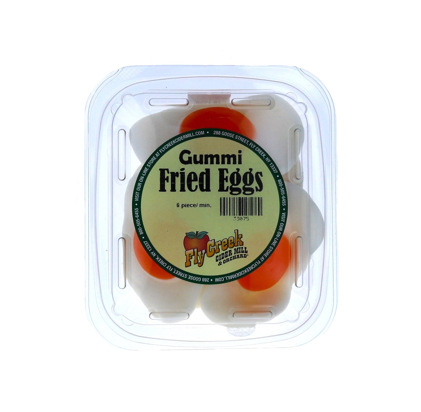 Gummi Fried Eggs Candy - 6 pieces