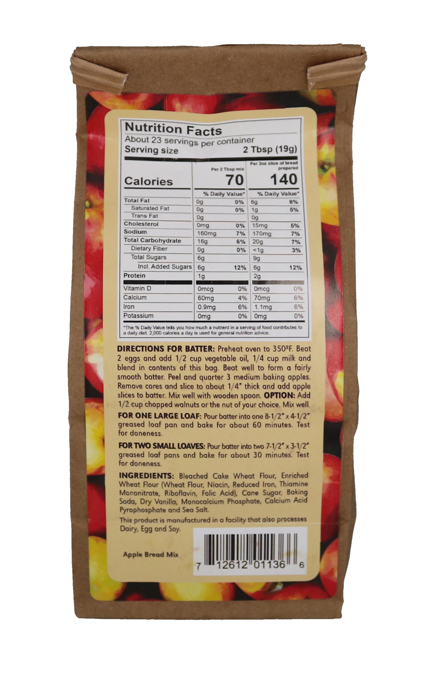Apple Bread Mix - 16 oz
