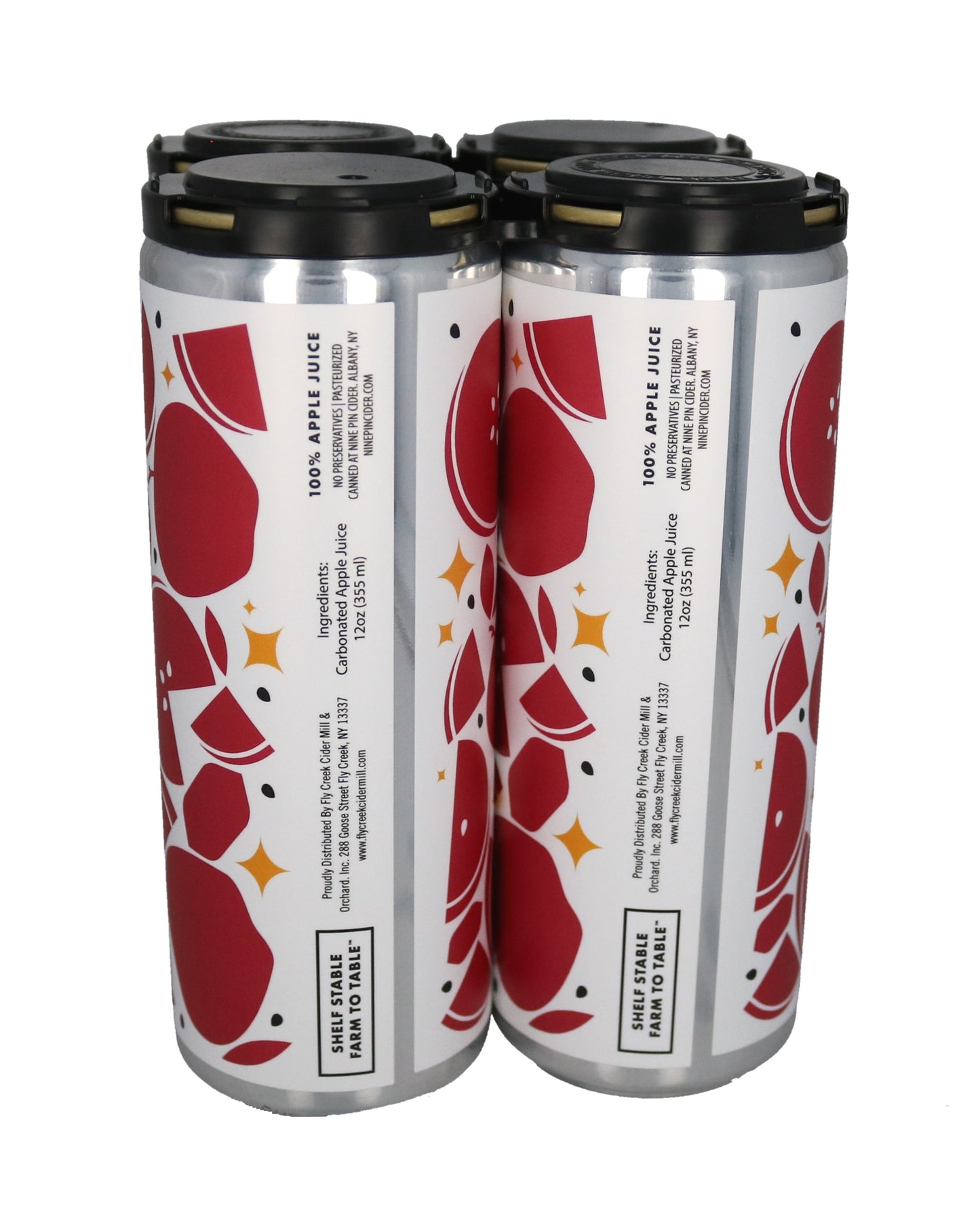 Sparkling Apple Cider - 4 Pack (12 oz)