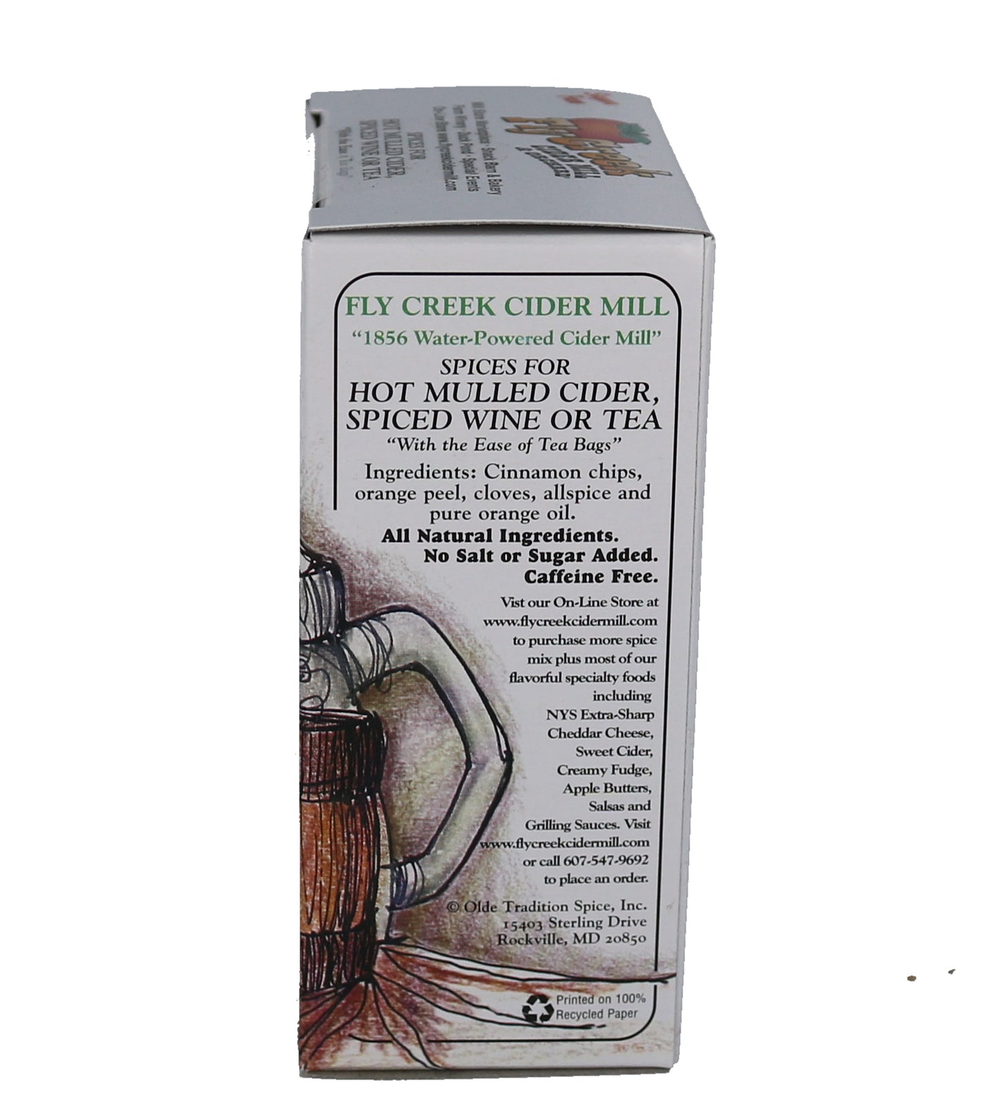 Hot Mulled Cider Spices (for Cider, Wine, Tea) - 8 Bags