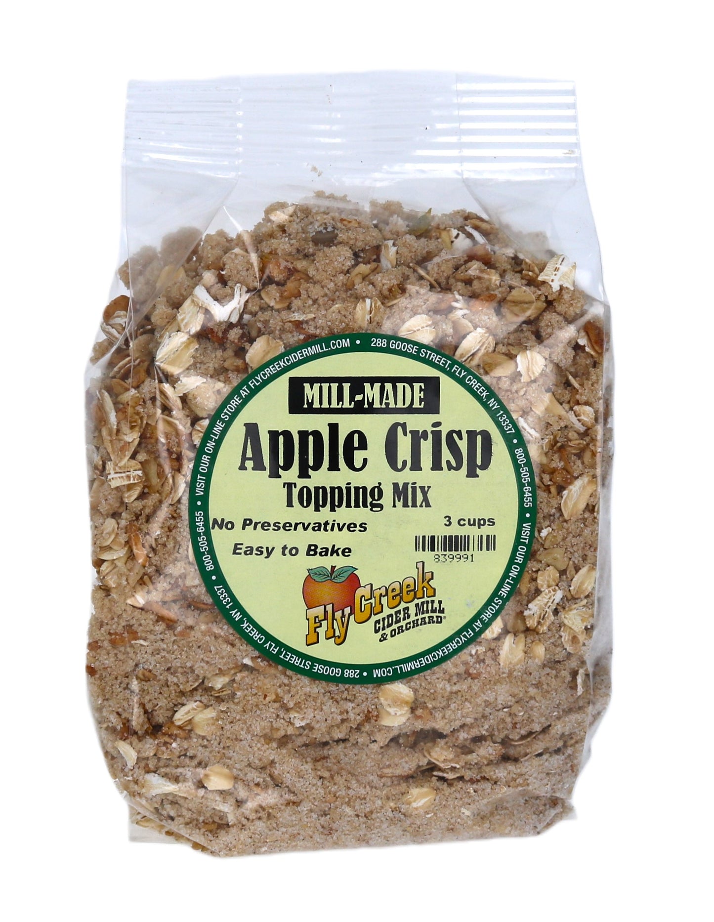 Apple Crisp Topping Mix - 24 oz