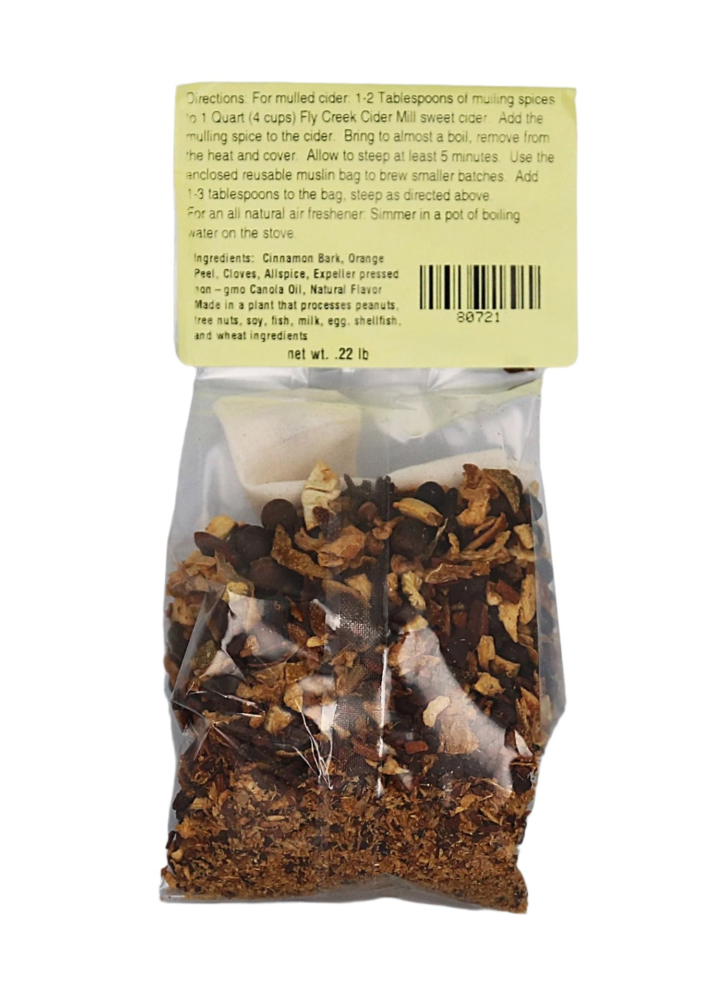 Cider Mulling Spices with Muslin Bag