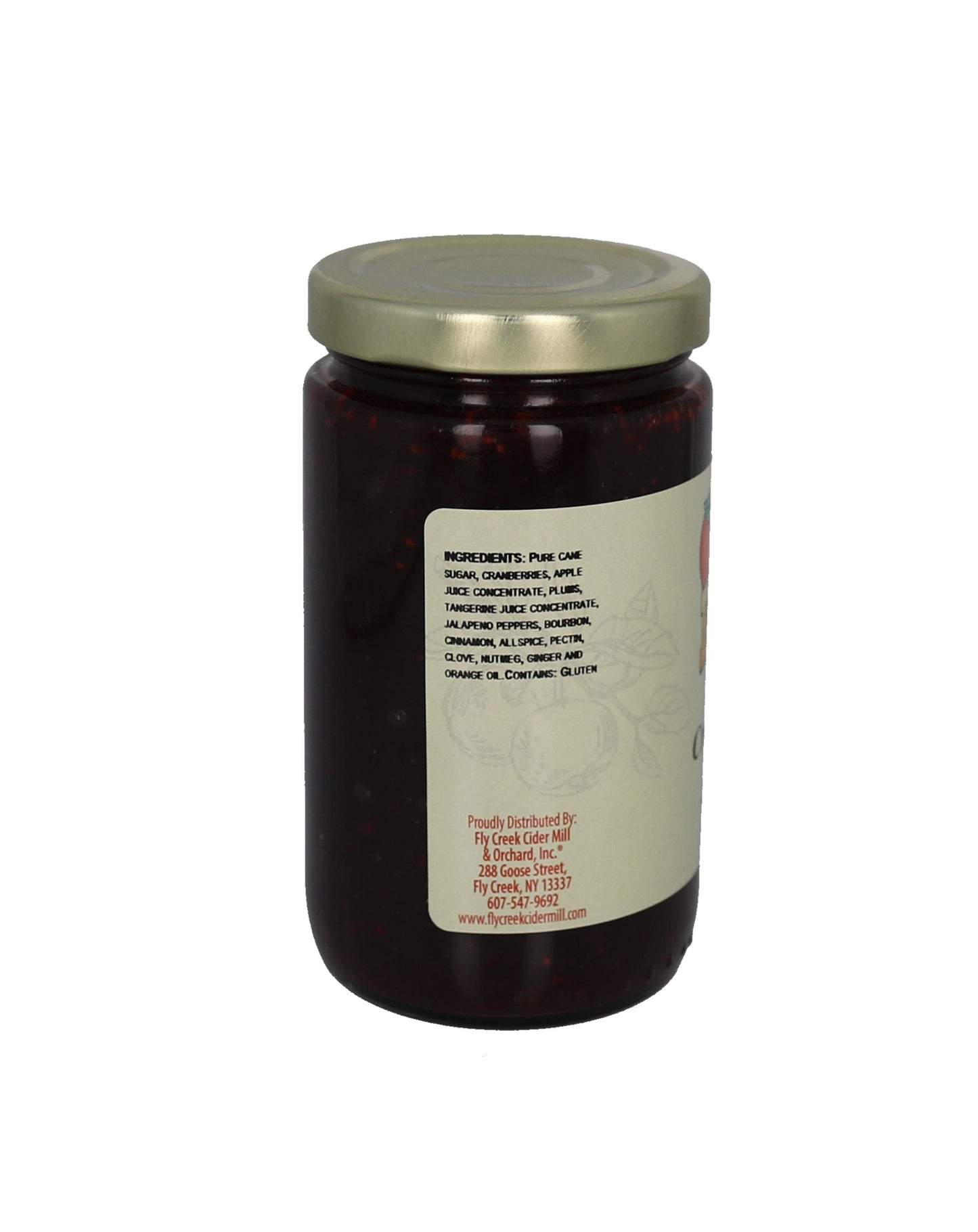 Cranberry Bourbon Jalapeno Jam - 10.5 oz