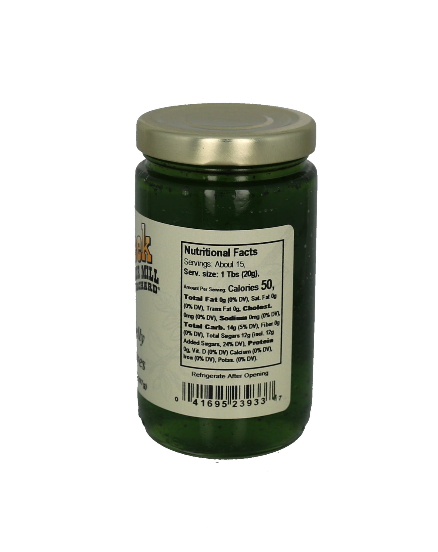Mint Jelly with Leaves - 10.5 oz