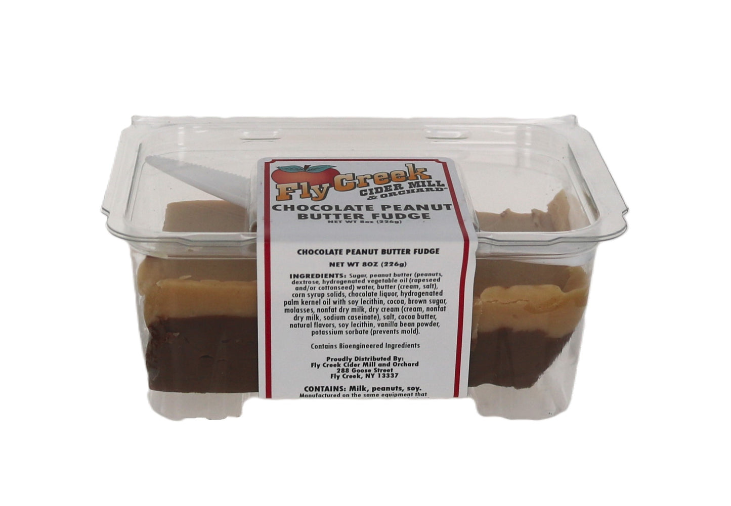 Chocolate Peanut Butter Fudge - 8 oz
