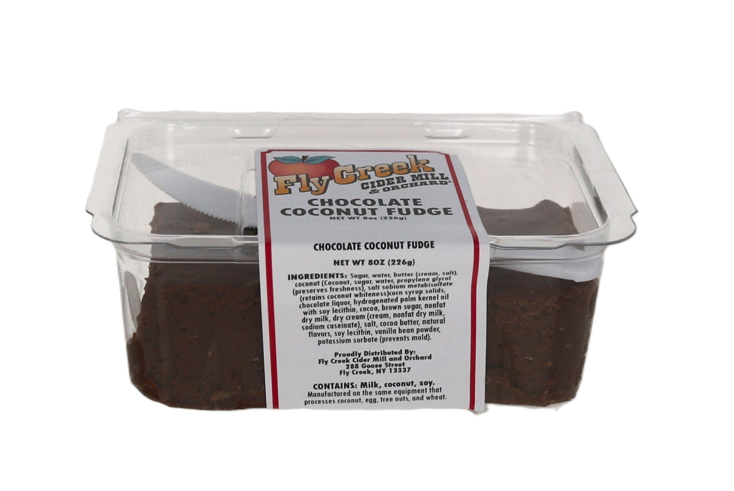 Chocolate Coconut Fudge - 8 oz