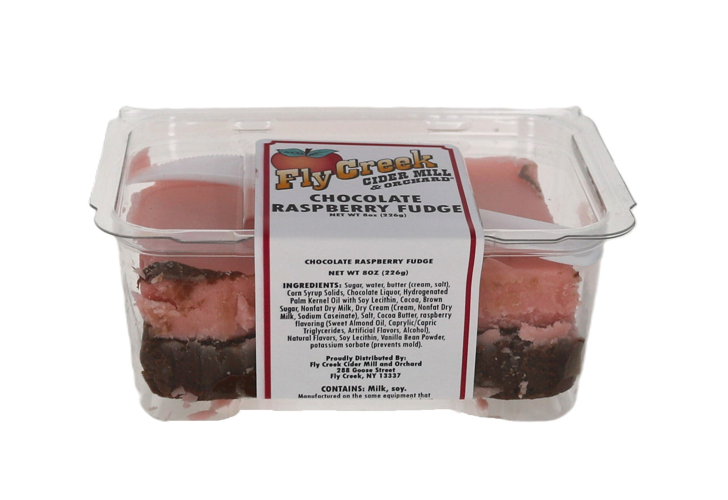 Chocolate Raspberry Fudge - 8 oz