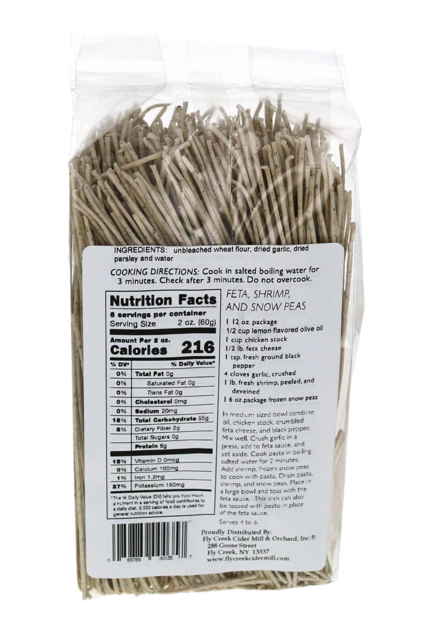 Garlic Parsley Angel Hair - 12 oz