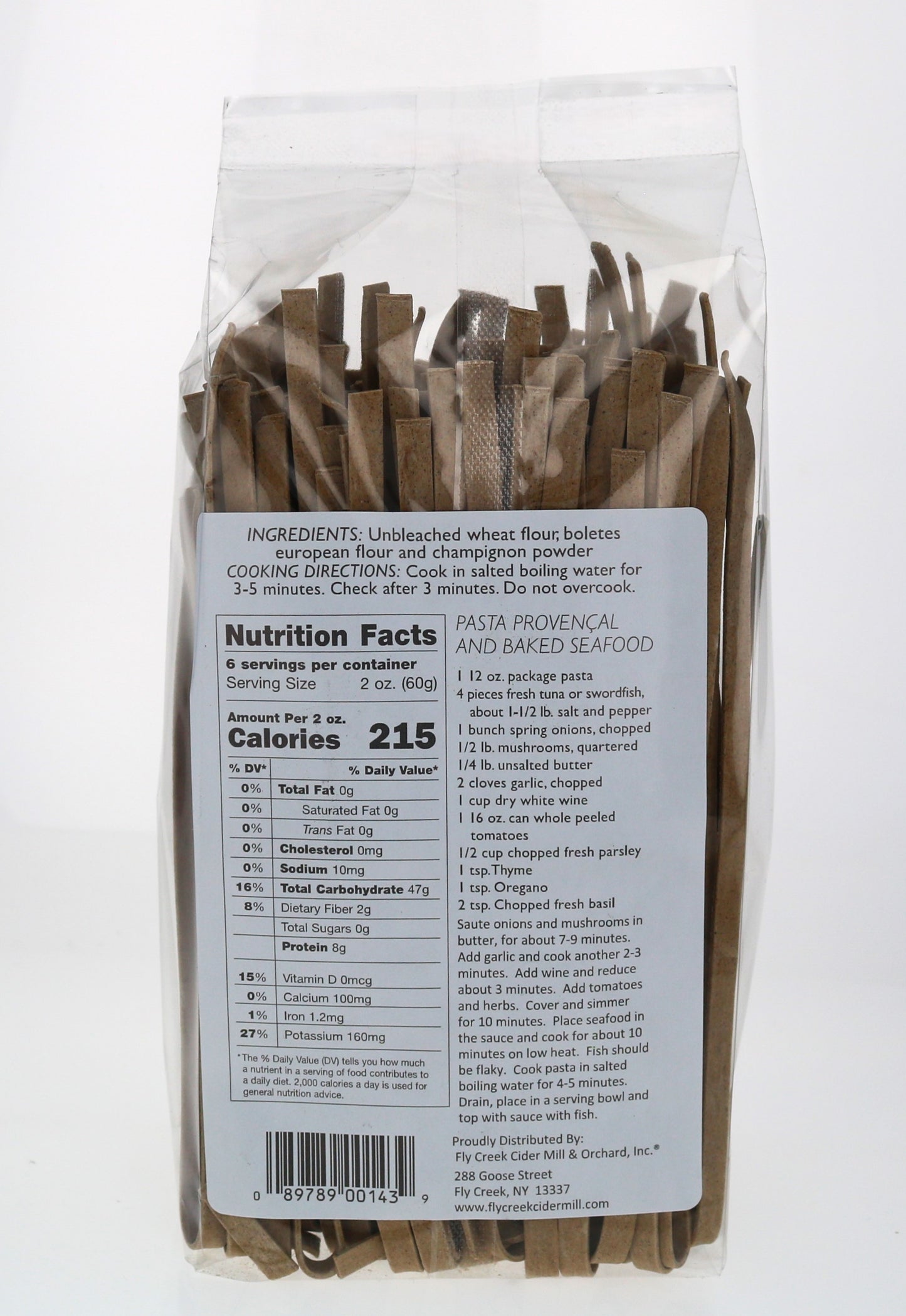 Mushroom Fettuccine - 12 oz