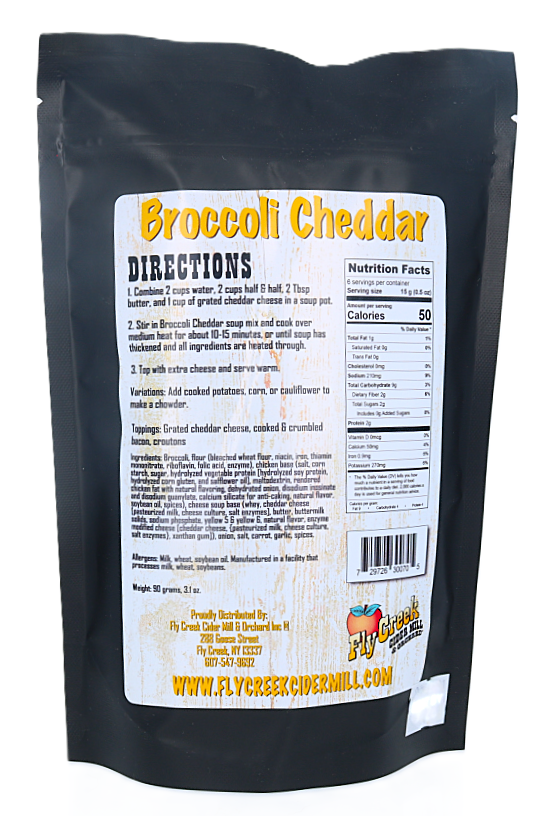 Broccoli Cheddar Soup Mix - 3.1 oz