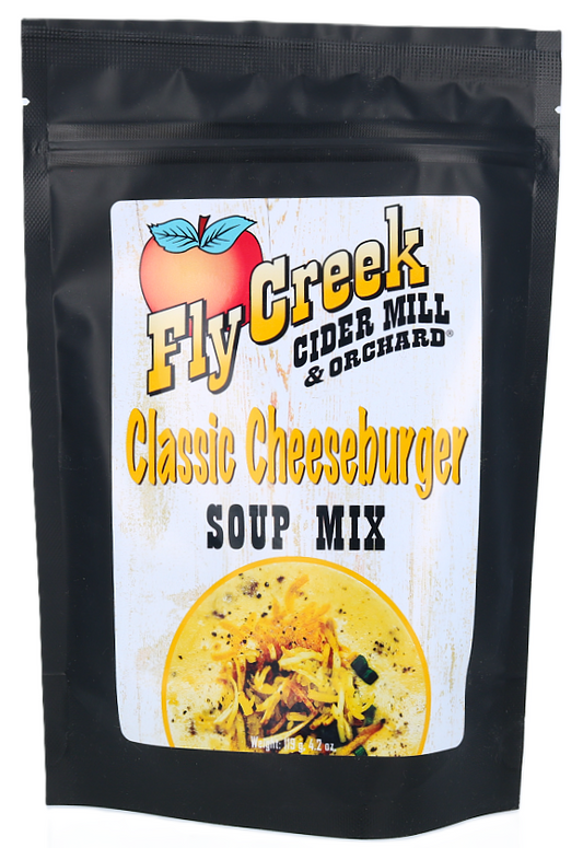 Soup mix on white background