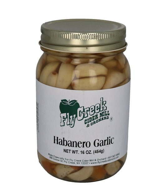 Habanero Pickled Garlic - 16 oz