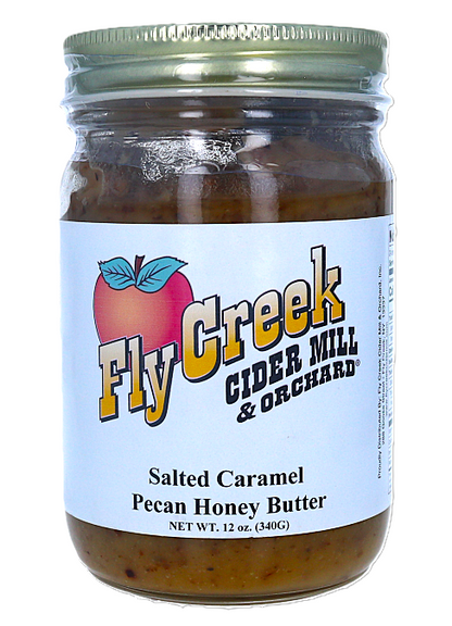 Salted Caramel Pecan Honey Butter - 12 oz