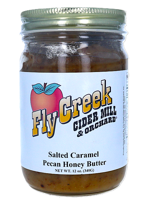 Salted Caramel Pecan Honey Butter - 12 oz