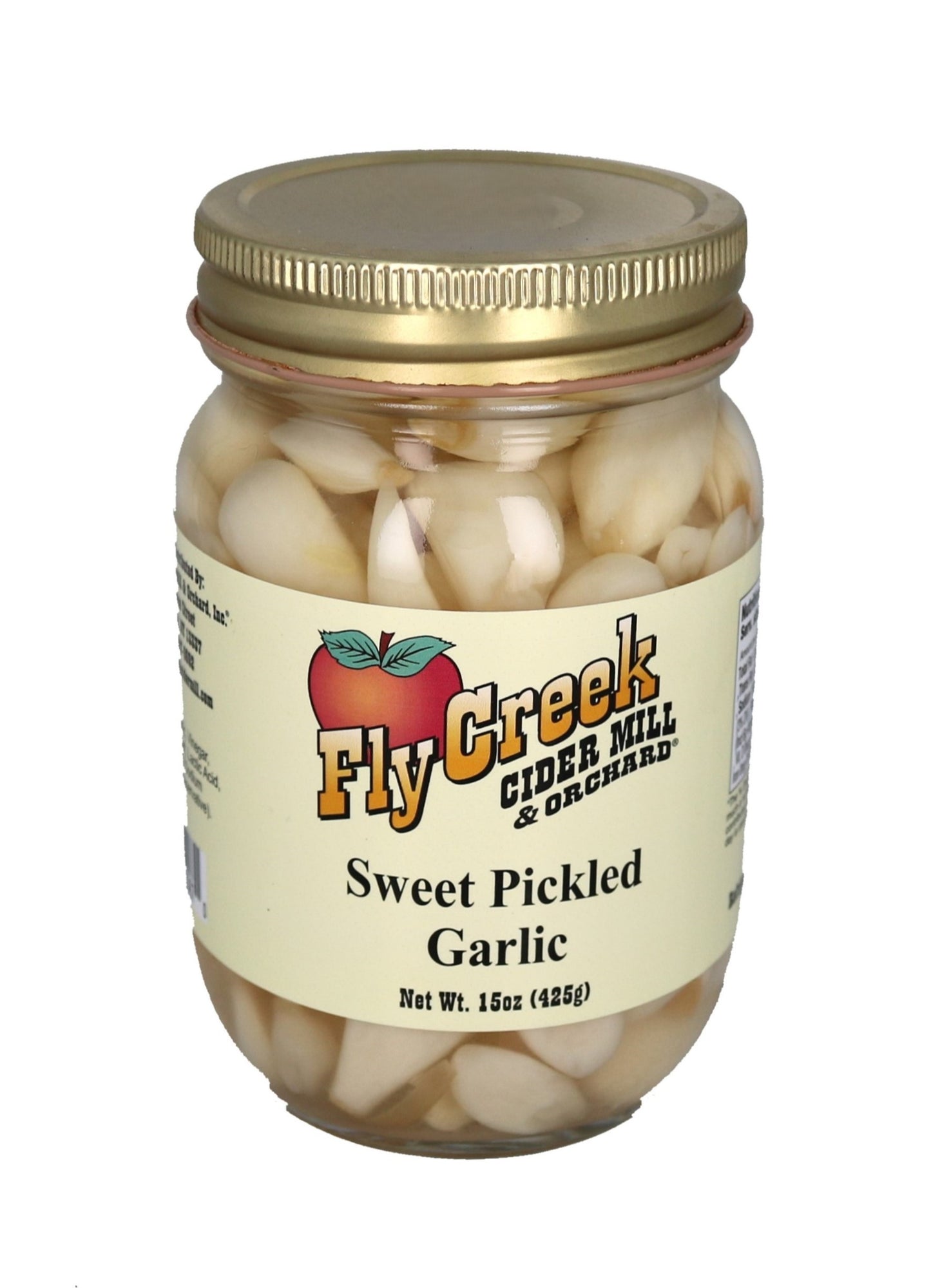 Sweet Pickled Garlic - 15 oz