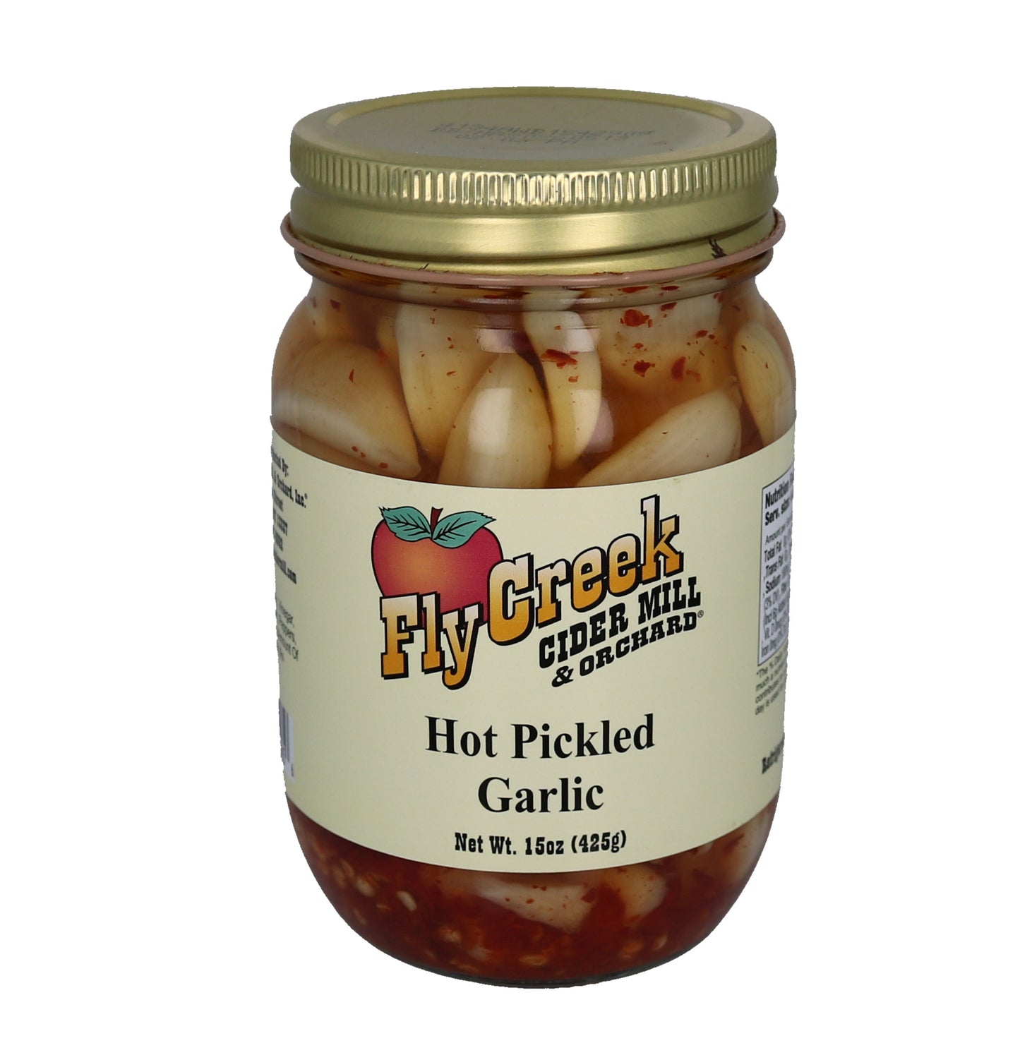 Hot Pickled Garlic - 15 oz