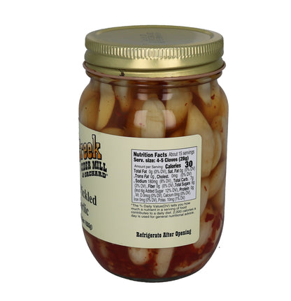 Hot Pickled Garlic - 15 oz