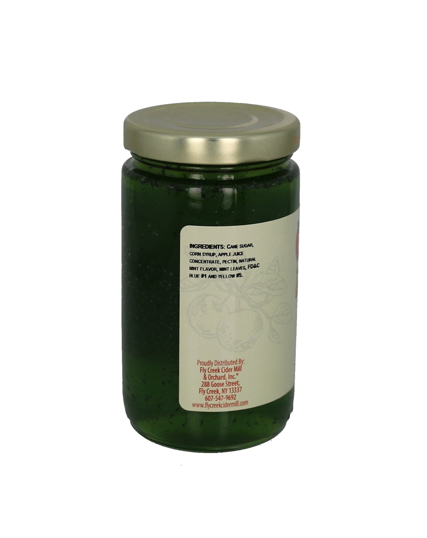 Mint Jelly with Leaves - 10.5 oz