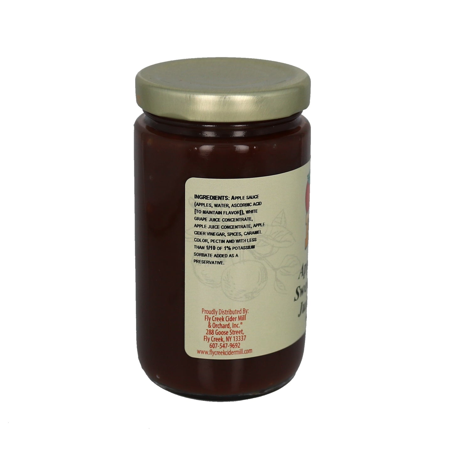 Apple Butter Spread (No Sugar Added) - 10 oz