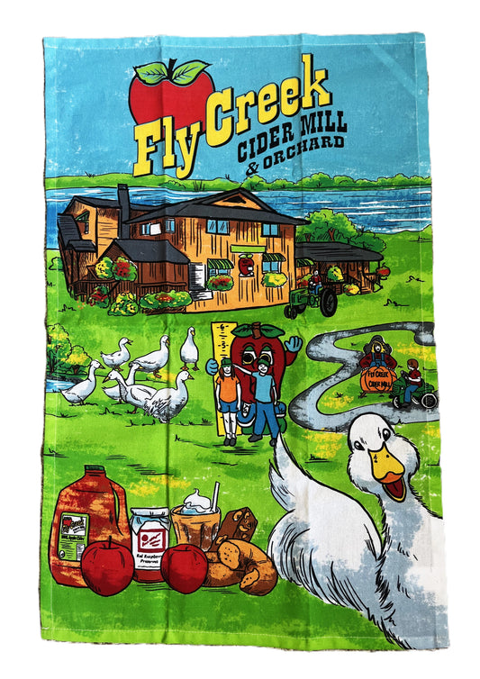 Tea Towel - Fly Creek Illustration